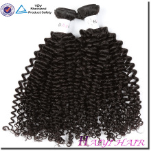 Alibaba express Cambodian vierge cuticule humaine Kinky Curl cheveux non transformés